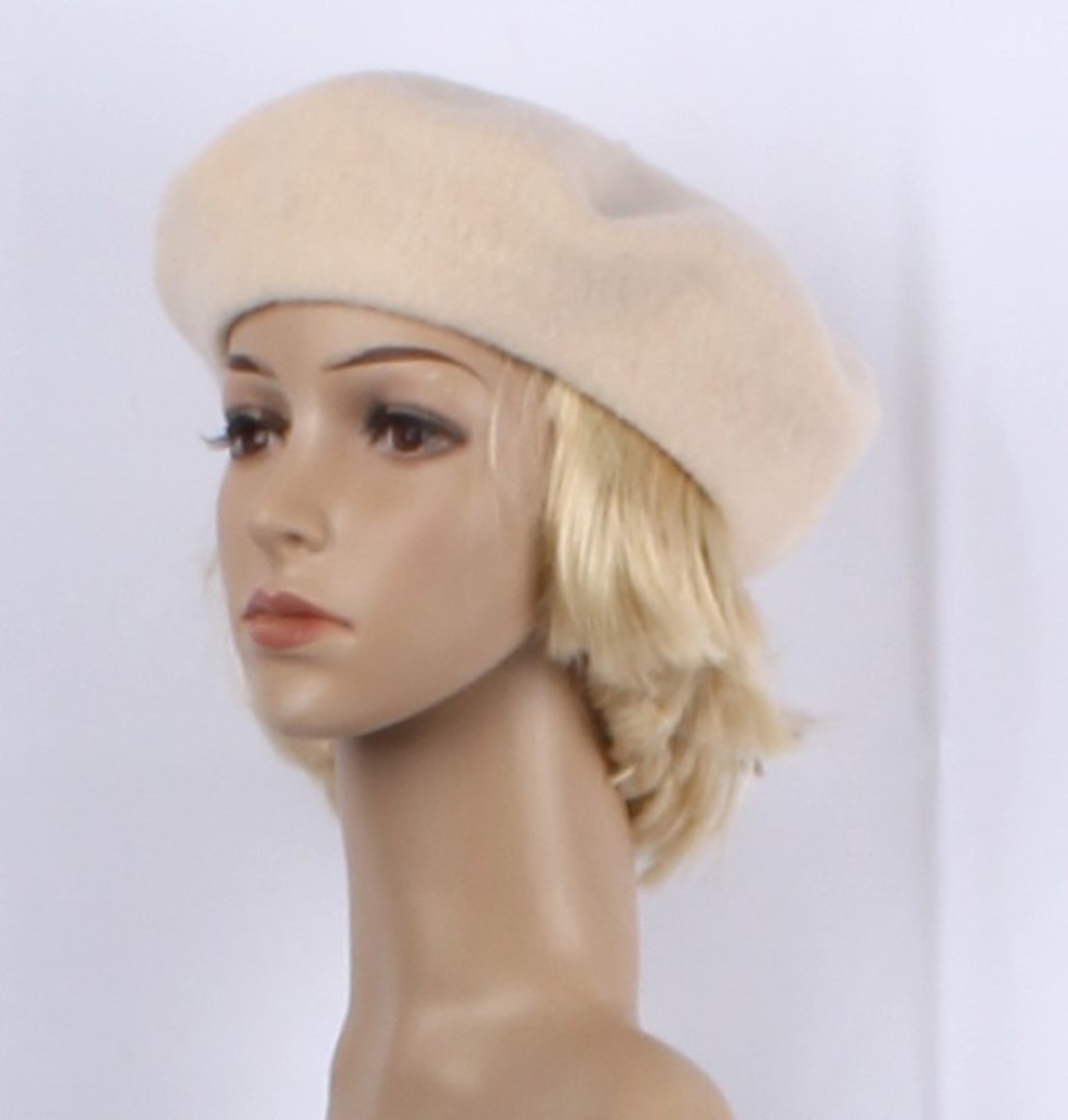 Headstart  wool beret natural Style : HS/5055NAT image 0